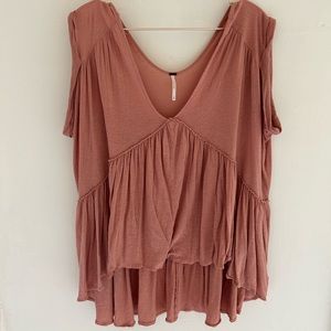 Free people high low tee